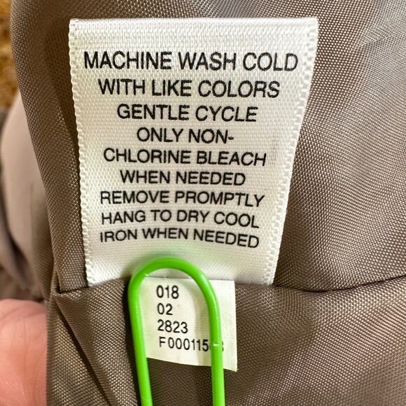 Womens‎ Pea Coat Rain Jacket Merona Size XS Tan Brown Double Breasted Button Up - Picture 12 of 16